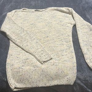 Soft gray-speckled Prana sweater, size small